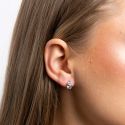 Load image into Gallery viewer, DIAMONFIRE SQUARE CUT AQUAMARINE BLUE ZIRCONIA EARRINGS

