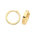 9ct Yellow Gold Huggie Hoops