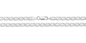 Silver Anchor Chain Bracelet