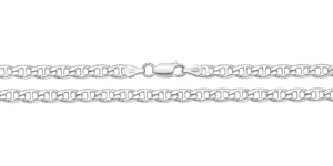 Silver Anchor Chain Bracelet