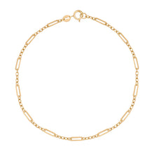 Load image into Gallery viewer, 9ct Gold Figaro Style Bracelet
