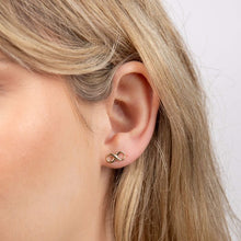 Load image into Gallery viewer, 9ct Gold Infinity Earrings
