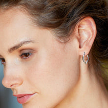 Load image into Gallery viewer, Kit Heath Entwine Twine Link Stud Hoop Earrings
