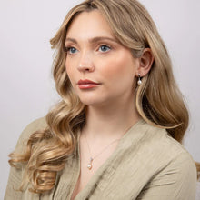 Load image into Gallery viewer, 9ct White Gold Freshwater Pearl Drop Earrings
