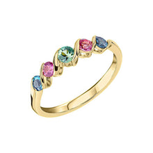 Load image into Gallery viewer, 9ct Gold Amalfi Gemstone Ring
