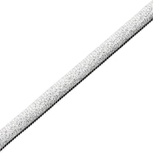 Load image into Gallery viewer, Silver Frosted Flat Snake Bracelet
