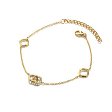 Load image into Gallery viewer, Hot Diamonds Gold Edit Connected Bracelet
