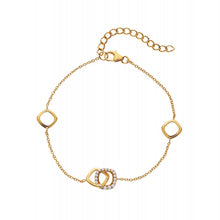 Load image into Gallery viewer, Hot Diamonds Gold Edit Connected Bracelet
