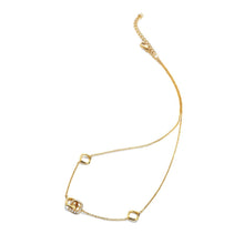 Load image into Gallery viewer, Hot Diamonds Gold Edit Connected Necklace
