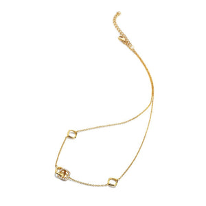 Hot Diamonds Gold Edit Connected Necklace