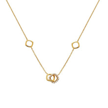 Load image into Gallery viewer, Hot Diamonds Gold Edit Connected Necklace

