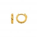 Hot Diamonds Gold Edit Huggie Earrings