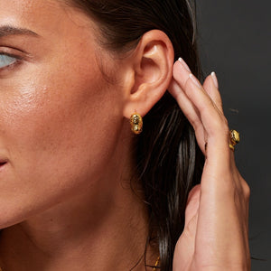 Hot Diamond Gold Edit Muse Earrings