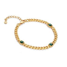 Load image into Gallery viewer, Hot Diamonds Gold Edit Malachite Revive Bracelet

