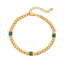 Load image into Gallery viewer, Hot Diamonds Gold Edit Malachite Revive Bracelet

