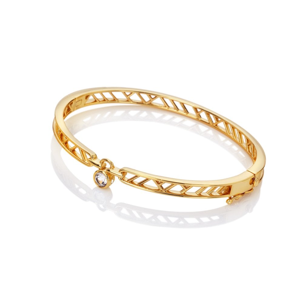 Hot Diamonds Gold Edit Revolve Bangle