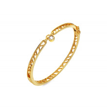 Load image into Gallery viewer, Hot Diamonds Gold Edit Revolve Bangle
