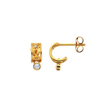 Load image into Gallery viewer, Hot Diamonds Gold Edit Revolve Hoops
