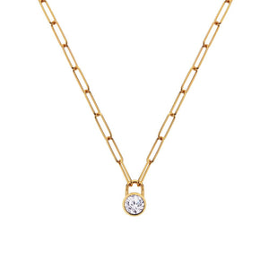 Hot Diamonds Gold Edit Revolve Necklace