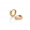 Load image into Gallery viewer, Hot Diamonds Gold Edit Tender Huggie Earrings

