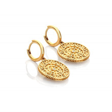 Load image into Gallery viewer, Hot Diamonds Gold Edit Athena Drop Earrings
