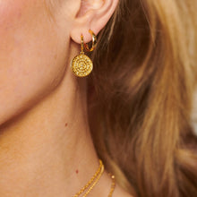 Load image into Gallery viewer, Hot Diamonds Gold Edit Athena Drop Earrings
