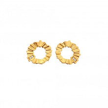 Load image into Gallery viewer, Hot Diamonds Gold Edit Believe Stud Earrings
