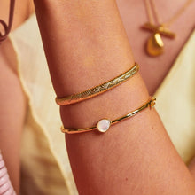 Load image into Gallery viewer, Hot Diamonds Gold Edit Calm Mother Of Pearl Bracelet
