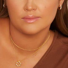 Load image into Gallery viewer, Hot Diamonds Gold Edit Mother Of Pearl Huggie Hoops
