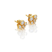 Load image into Gallery viewer, Hot Diamonds Gold Edit Tender Cluster Stud Earrings
