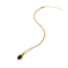 Load image into Gallery viewer, Hot Diamonds Gold Edit Black Onyx Necklace

