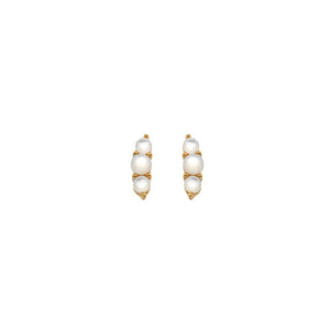 Hot Diamond Jac Jossa Calm Mother of Pearl 3 Stone Stud