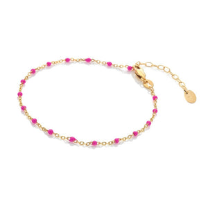 Hot Diamond Jac Jossa Ocean Pink Beaded Bracelet