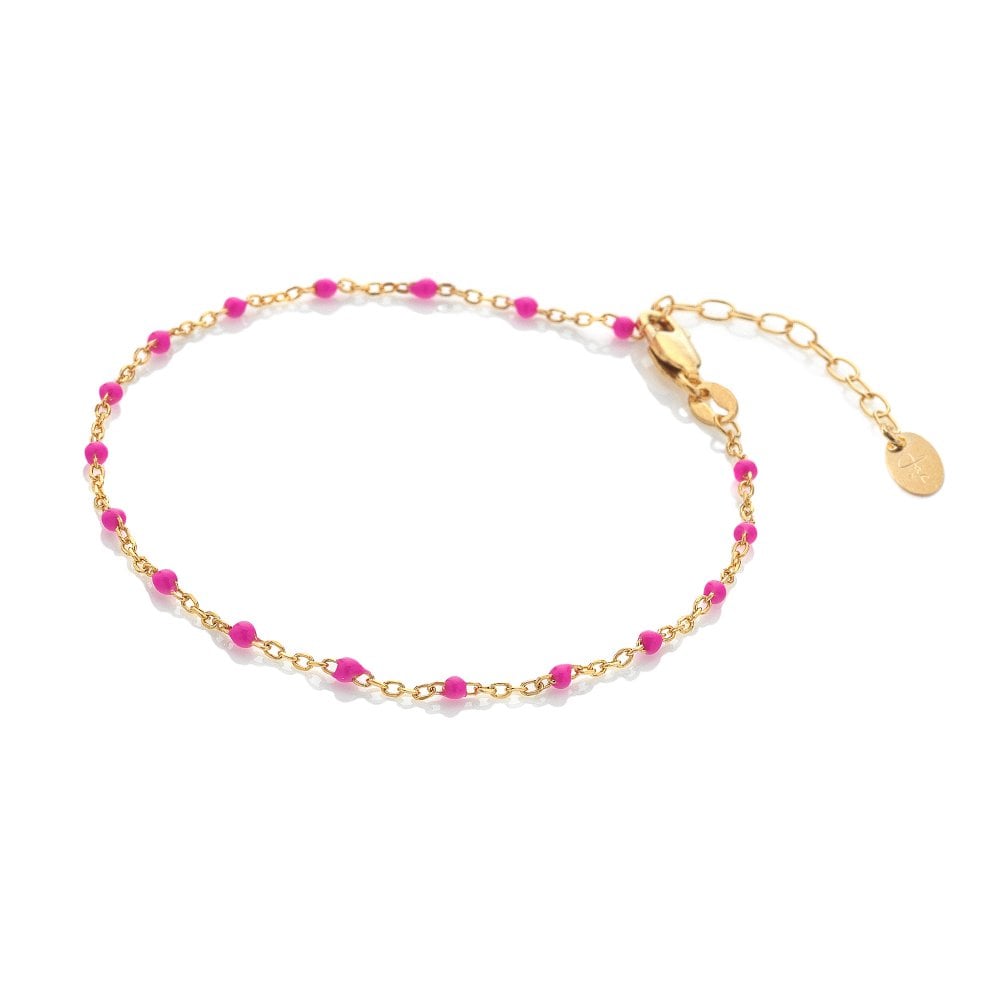 Hot Diamond Jac Jossa Ocean Pink Beaded Bracelet