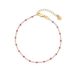 Hot Diamond Jac Jossa Ocean Pink Beaded Bracelet