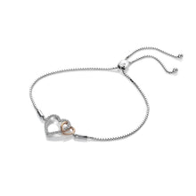Load image into Gallery viewer, Hot Diamnds Togetherness Heart Bracelet
