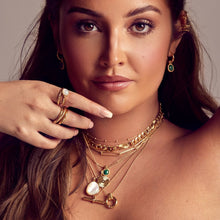 Load image into Gallery viewer, Hot Diamonds Gold Edit Revive Malachite Necklace
