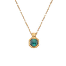 Load image into Gallery viewer, Hot Diamonds Gold Edit Revive Malachite Necklace

