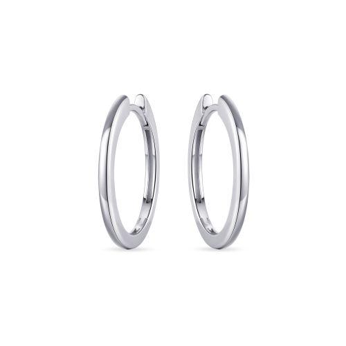 Silver Huggie Hoops 22mm