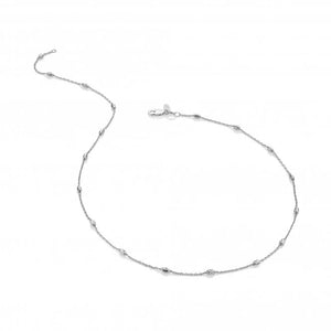 Hot Diamonds Oval intermittent Silver chain