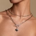 Load image into Gallery viewer, Hot Diamonds Linked Heart Necklace.
