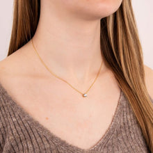 Load image into Gallery viewer, Diamonfire Cubic Zirconia 5.5mm Solitaire Necklace
