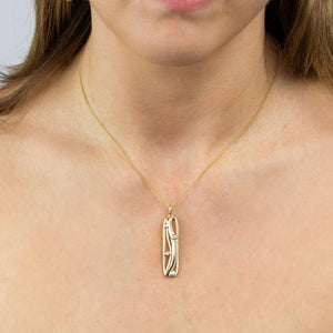 Fiorelli Gold Plated Oblong Necklace