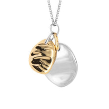 Load image into Gallery viewer, Fiorelli Ripple Effect Double Disc Necklace
