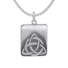Load image into Gallery viewer, Sterling Silver Celtic Trinity Pendant with Chain
