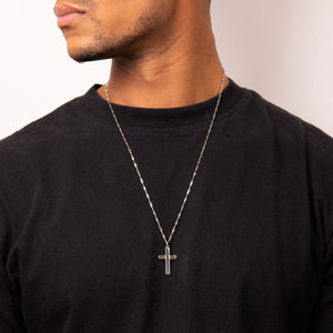 Sterling Silver Cross and Chain