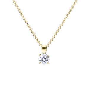 Diamonfire Gold Plated Cubic Zirconia Pendant