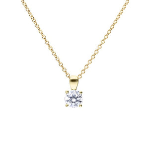 Diamonfire Gold Plated Cubic Zirconia Pendant