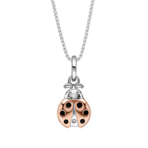 D For Diamond Rose Gold Ladybird
