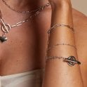 Load image into Gallery viewer, Hot Diamonds Sterling Silver Paperclip Bracelet
